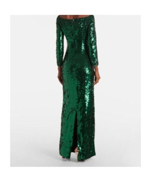 Jenny Packham Green Ballroom Blitz Sequined Gown