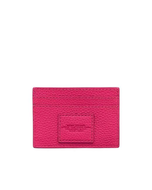 Marc Jacobs Pink Logo Embossed Cardholder
