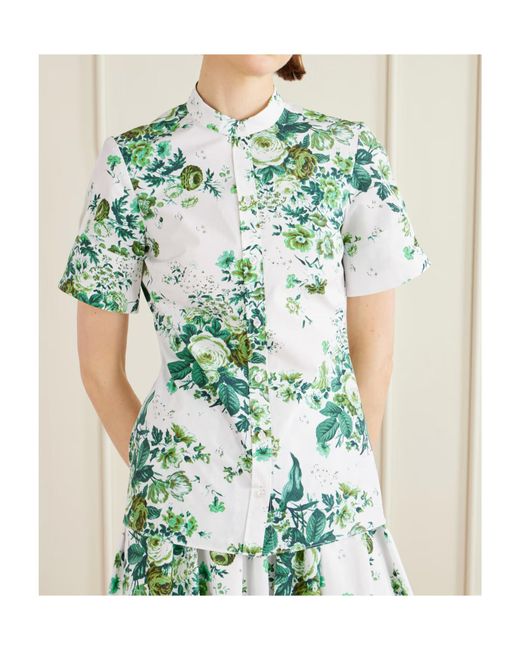 Erdem Green Printed Shirt