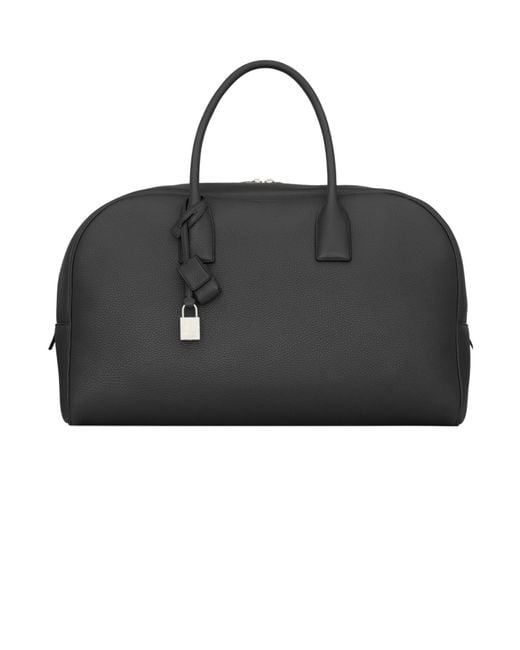 Saint Laurent Black Medium Bowling Duffle Bag for men