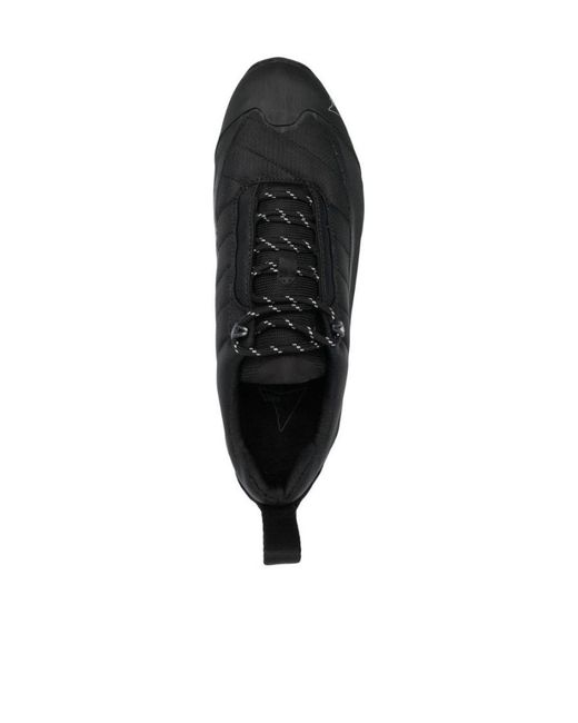 Roa Black Quilted Low-Top Trainers for men