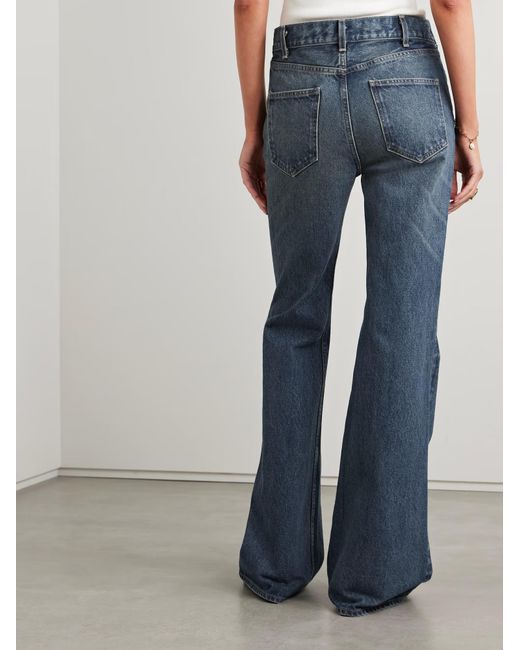 Nili Lotan Blue Roe Flared Jeans
