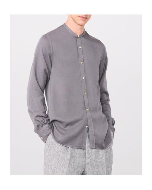 Officine Generale Gray Gaspard Shirt for men