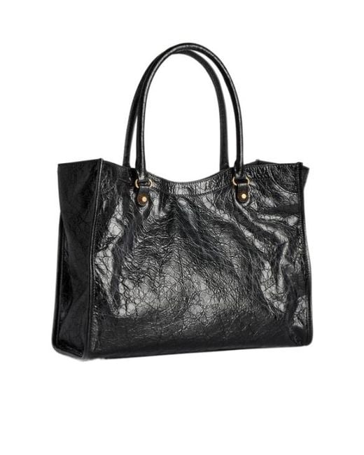 Balenciaga Black Le City Tote Bag