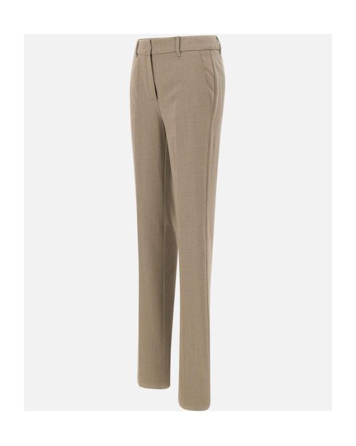 Marella Gray Belt Loop Trousers