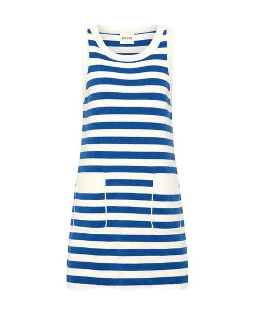 Posse Blue Striped Dress