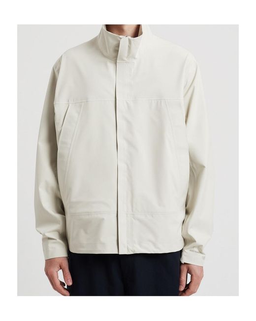 Norse Projects Natural 3 L Waterproof High Collar Jacket for men