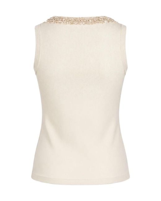 Fabiana Filippi Natural Beaded Vest