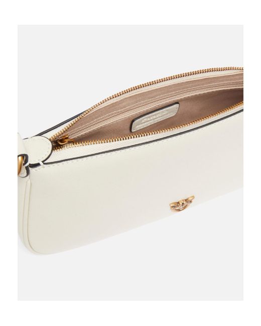 Pinko Natural Half Moon Mini Crossbody Bag