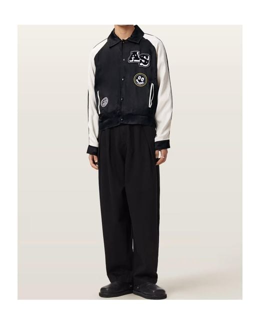 AllSaints Black Long-Sleeved Jacket for men