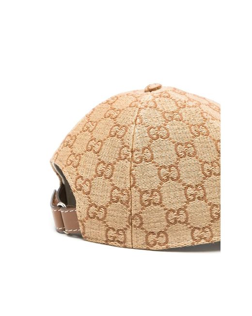 Gucci Natural Gg Baseball Hat