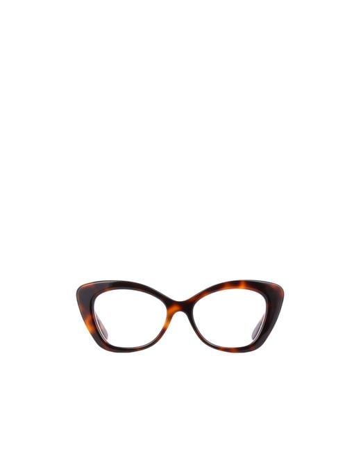 Loewe White Cat-Eye Flat Mirror for men