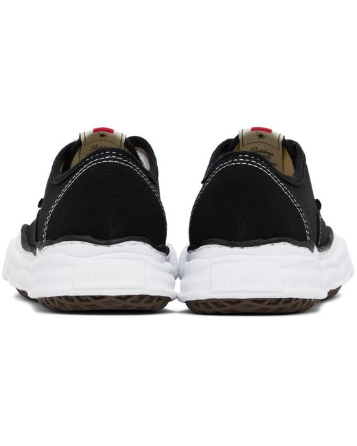 Maison Mihara Yasuhiro Black Baker Lace-Up Sneakers