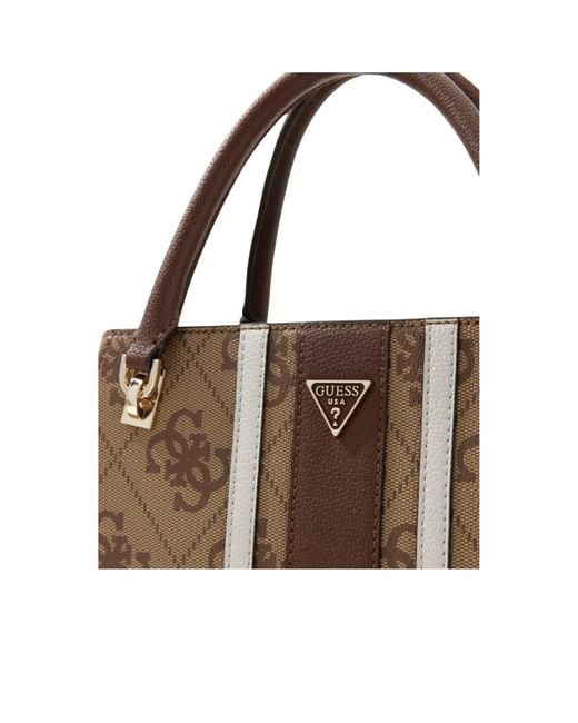 Guess Brown Double-Handled Shoulder Bag