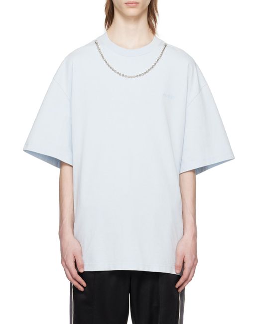 Ambush White Ballchain Crewneck T-Shirt for men