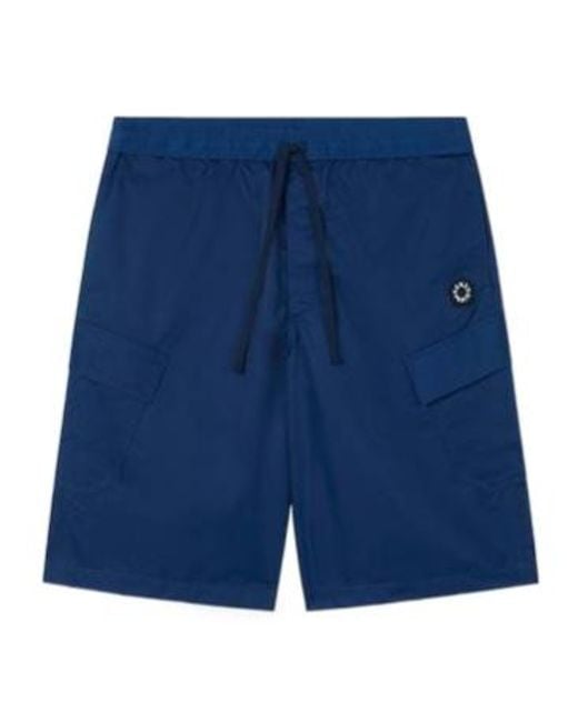 KENZO Blue Boke Flower 2.0 Technical Shorts for men