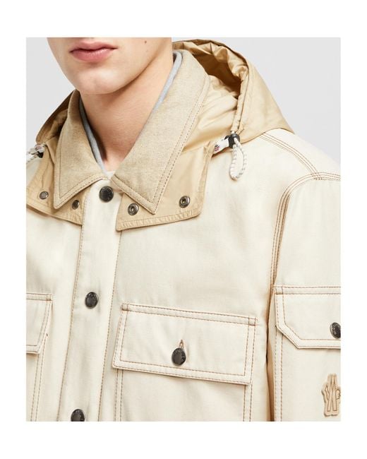 Moncler Natural Grenoble Kelpius Down Field Jacket for men