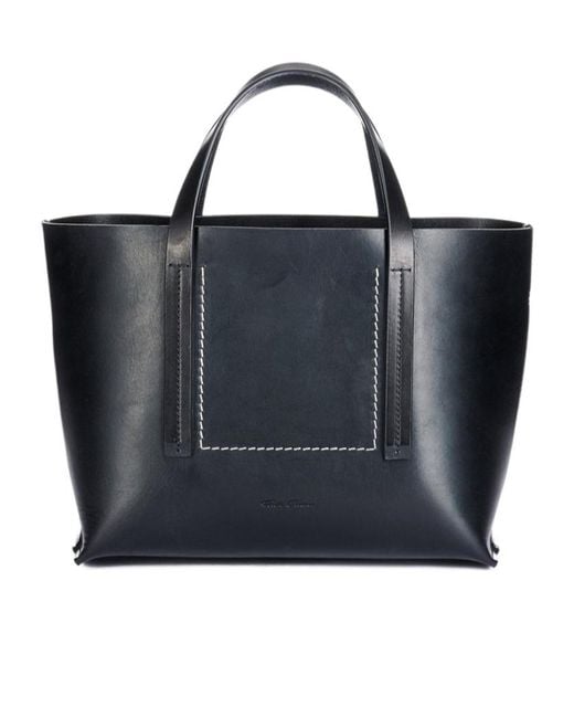 Rick Owens Black Logo Handbag for men