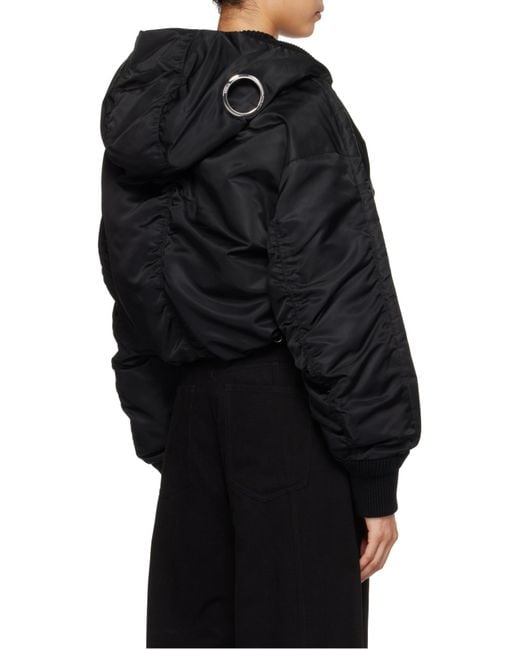 Moncler Black X Willow Smith Malek Hooded Short Down Jacket