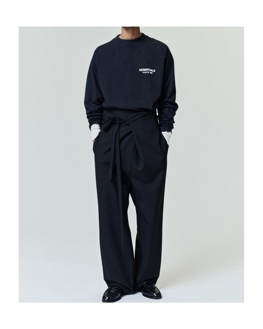 Fear Of God Black Long-Sleeved T-Shirt for men