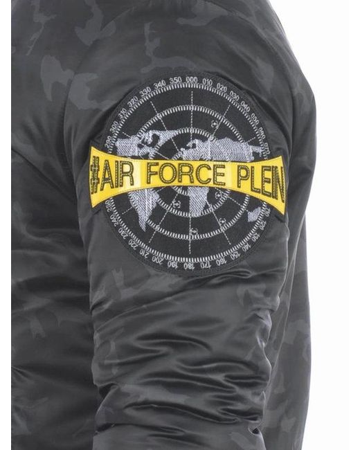Philipp Plein Gray Logo Casual Jacket for men