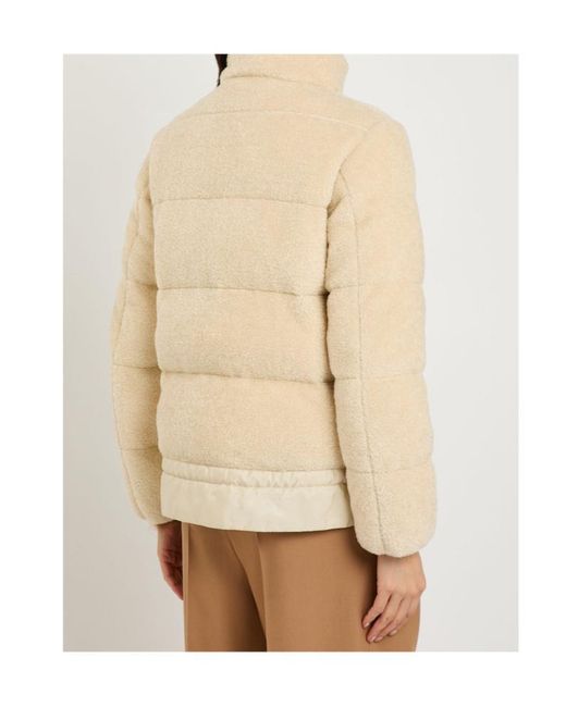 Moncler Natural Cedre Padded Teddy Jacket