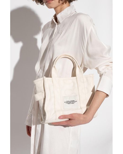 Marc Jacobs White Logo Shoulder Bag