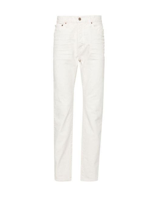 Tom Ford White Vintage Denim Pants for men