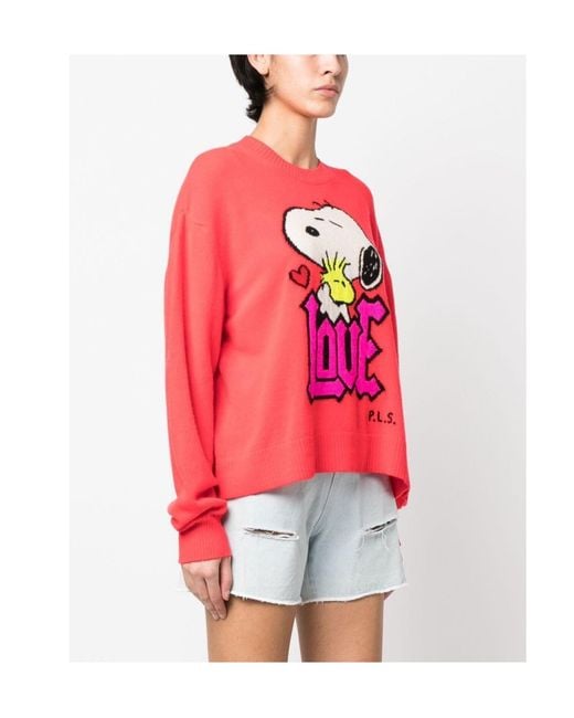 Philosophy Di Lorenzo Serafini Pink X Peanuts Cartoon Jumper