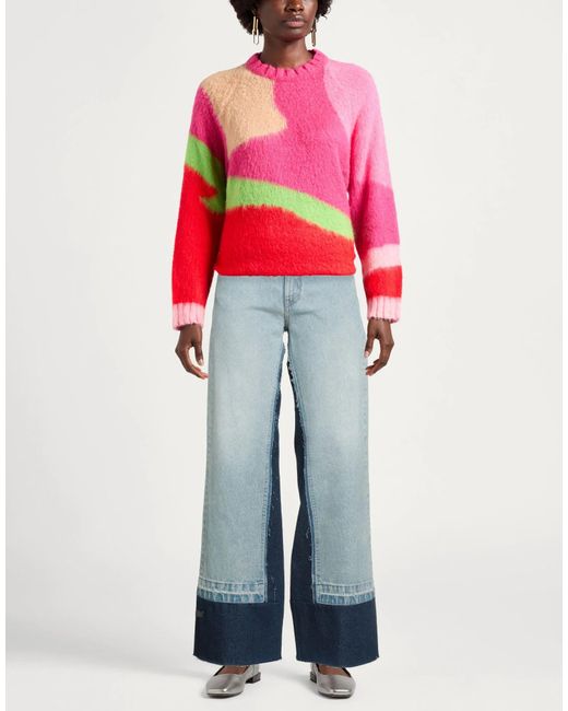MM6 by Maison Margiela Blue Flared Jeans
