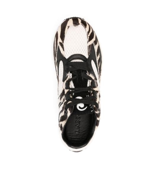 Lanvin Multicolor Laced Sneakers