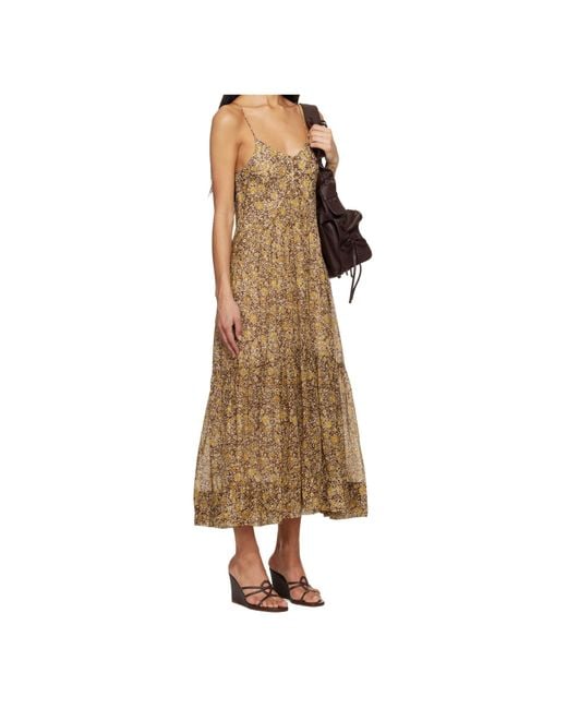 Isabel Marant Natural Isabel Marant Étoile Sabba V-Neck Dress