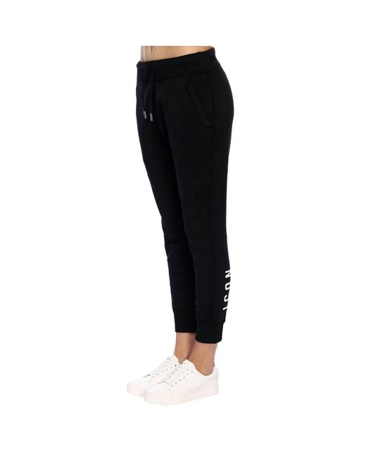 DSquared² Black Logo Details Sweatpants
