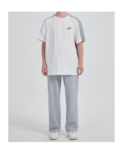 Marissa Chiara Gray Webbing Sweatpants for men