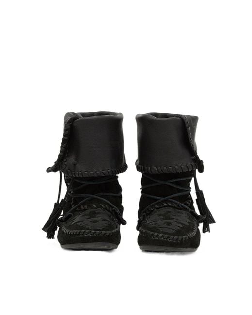 Isabel Marant Black Tassel Detailed Boots