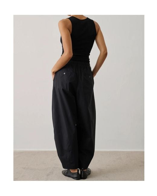 Soeur Black Round Neck Semi-Transparent Vest