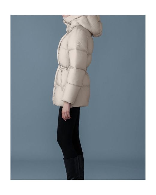 Mackage Gray Long-Sleeved Down Jacket