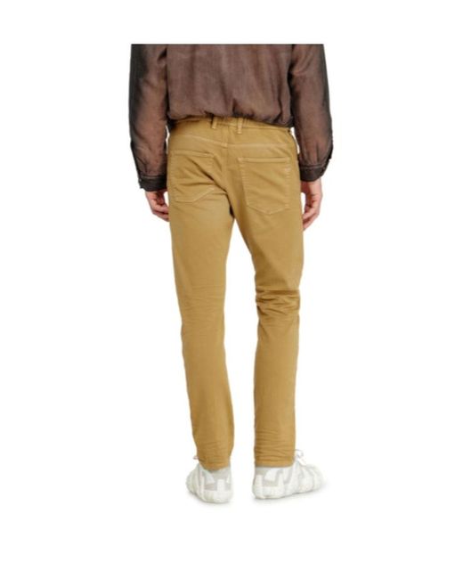 DIESEL Natural D-Krooley-Bw Joggjeans Tapered Jeans for men