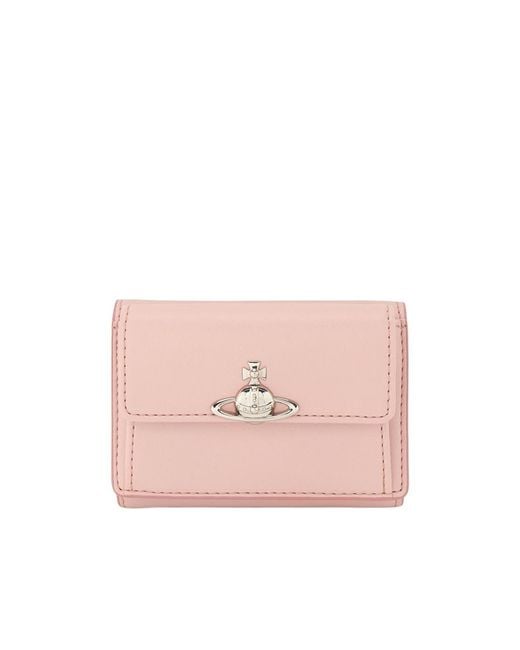 Vivienne Westwood Pink Trifold Wallet