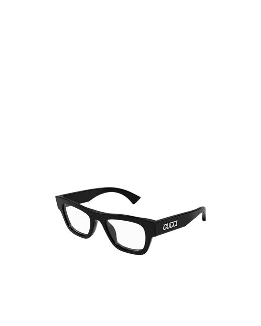 Gucci Black Eyewear Square Frame Glasses for men
