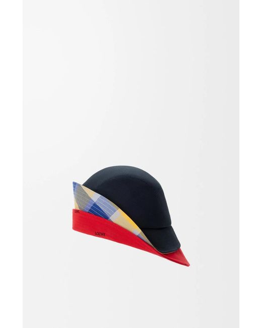 Loewe Blue Multi-Brim Bucket Hat for men