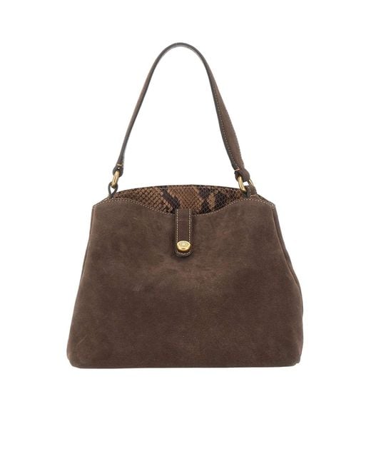 Gianni Chiarini Brown Fiona Top Handle Shoulder Bag