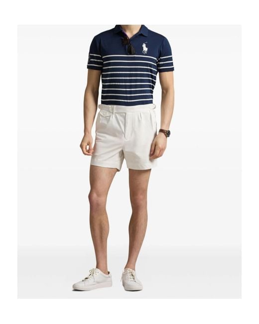Polo Ralph Lauren Blue Striped Polo Shirt for men