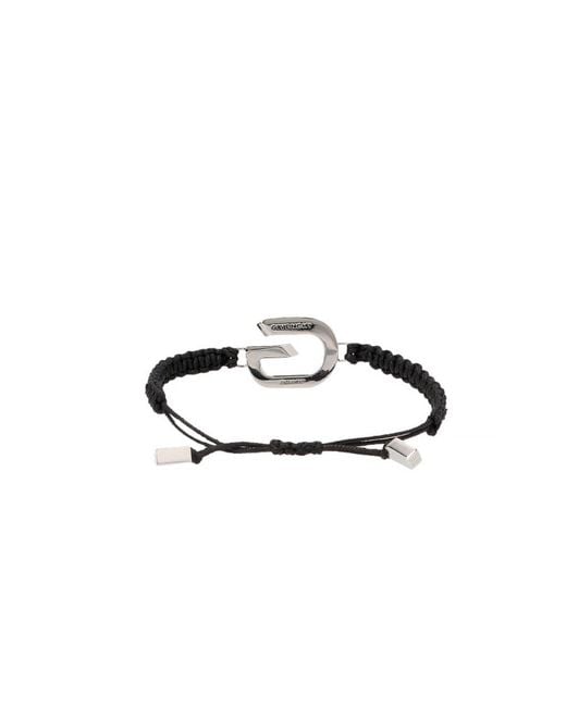Givenchy White G Link Bracelet