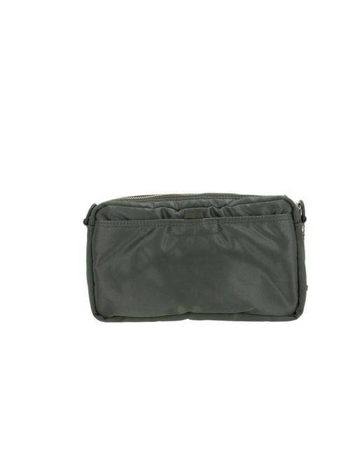 Porter-Yoshida and Co Green Quilted Shoulder Bag for men