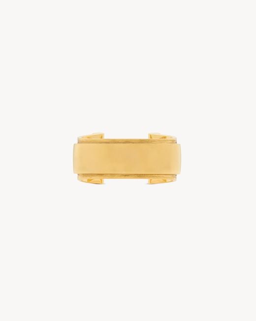 Saint Laurent Metallic Open-Style Bracelet