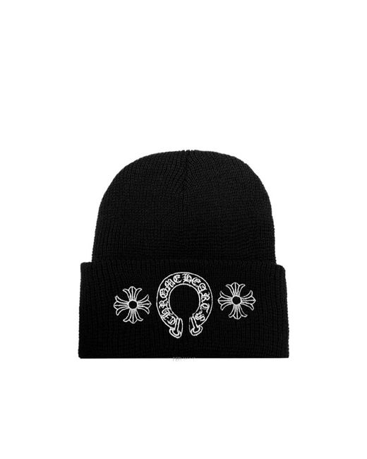 Chrome Hearts Black Patterned Hat for men