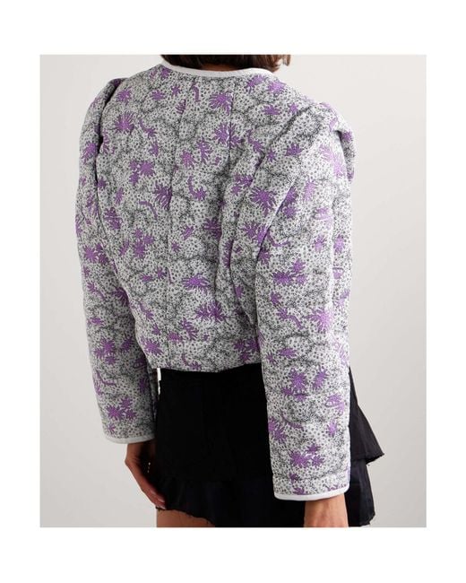 Isabel Marant Purple Drew Jacket