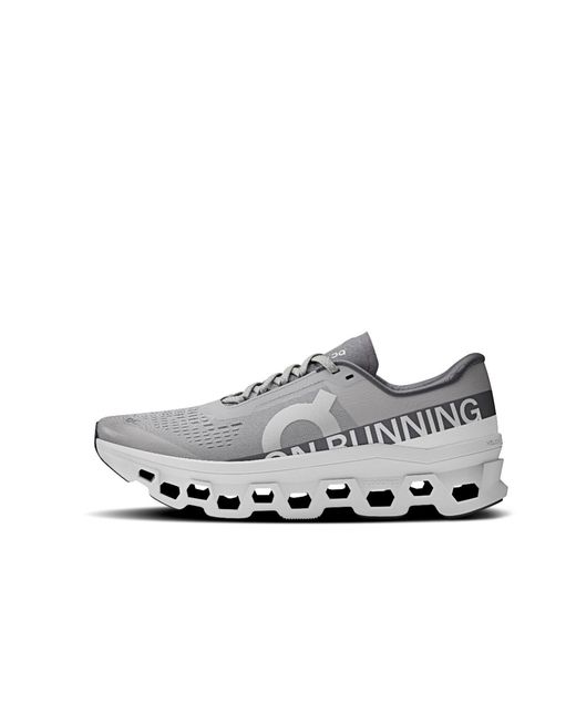 On Shoes Gray Cloudmonster 1 Running Shoes for men