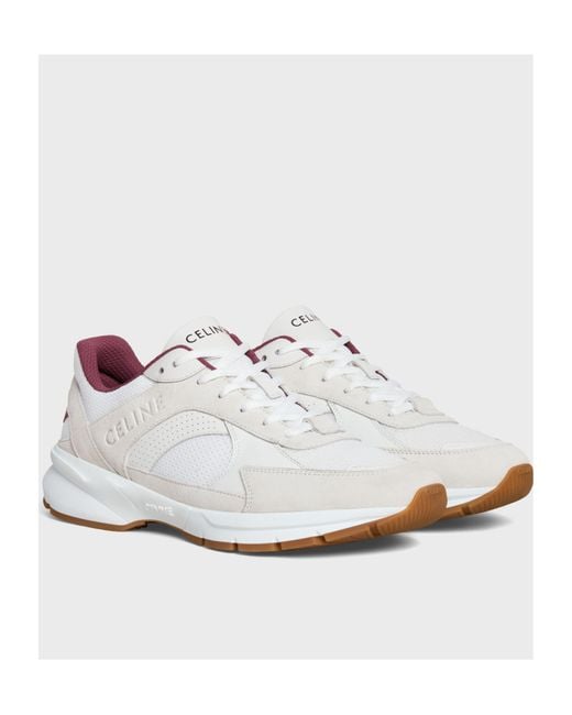 スニーカー CELINE Runner CR-03 Lace-up Low Sneakers Celine Runner Cr-03 Low Lace-Up Sneaker In Mesh, Suede